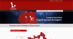 Desktop Screenshot of passeport-gourmand.com