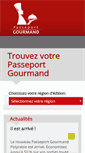 Mobile Screenshot of passeport-gourmand.com